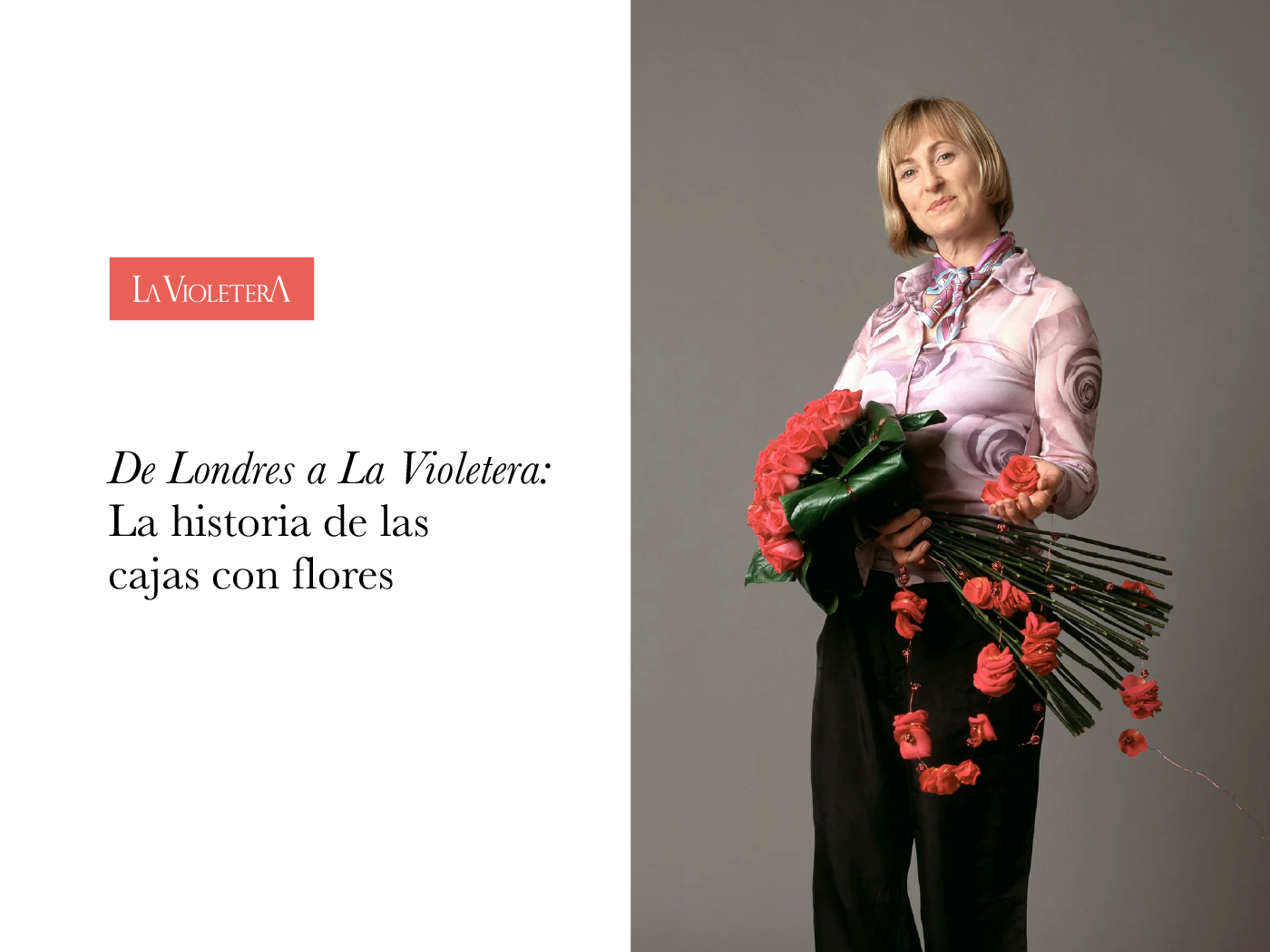 De Londres a La Violetera: La historia de las cajas con flores