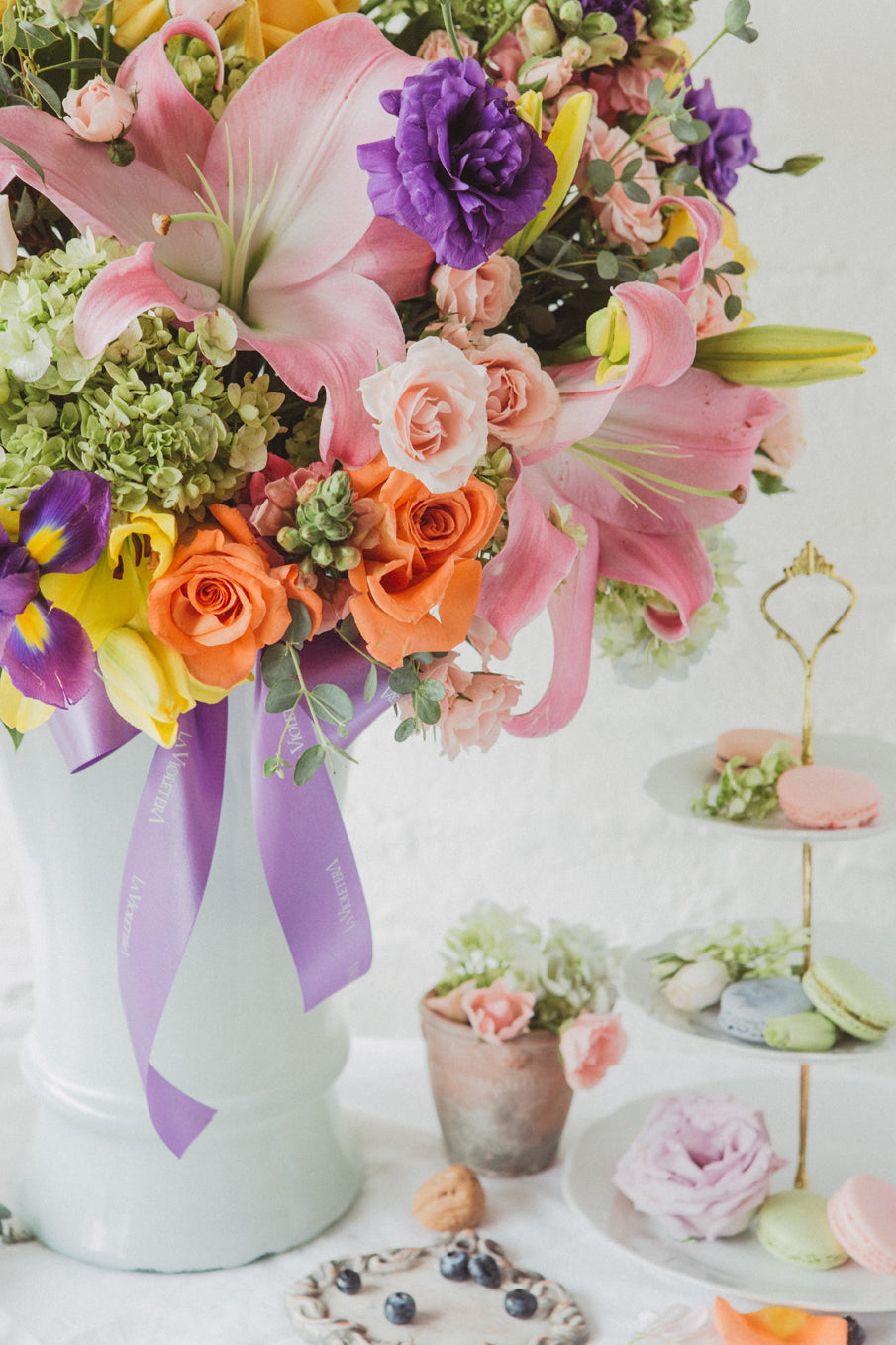 Charlene, flores de colores
