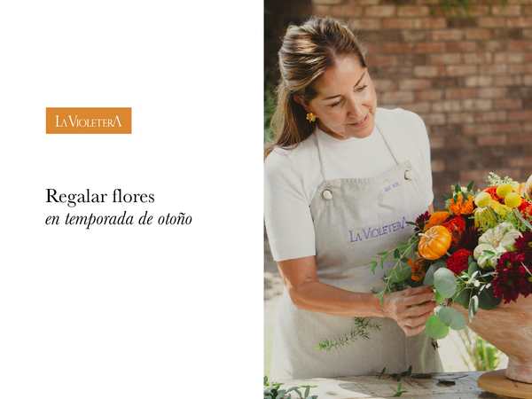 Regalar flores en otoño