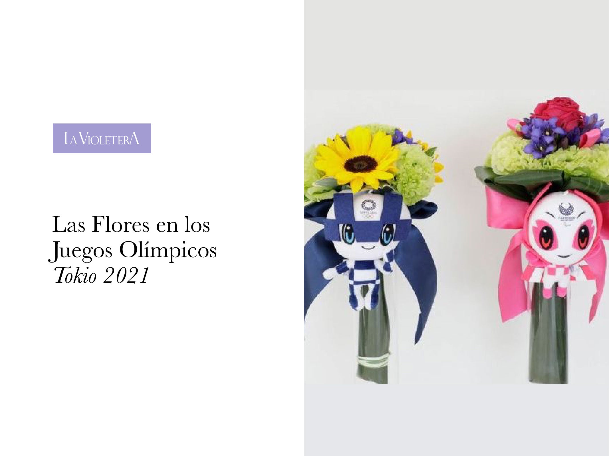 Las flores en los Juegos Olímpicos Tokio 2021