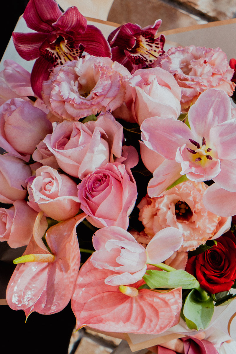 Amira, bouquet de flores finas