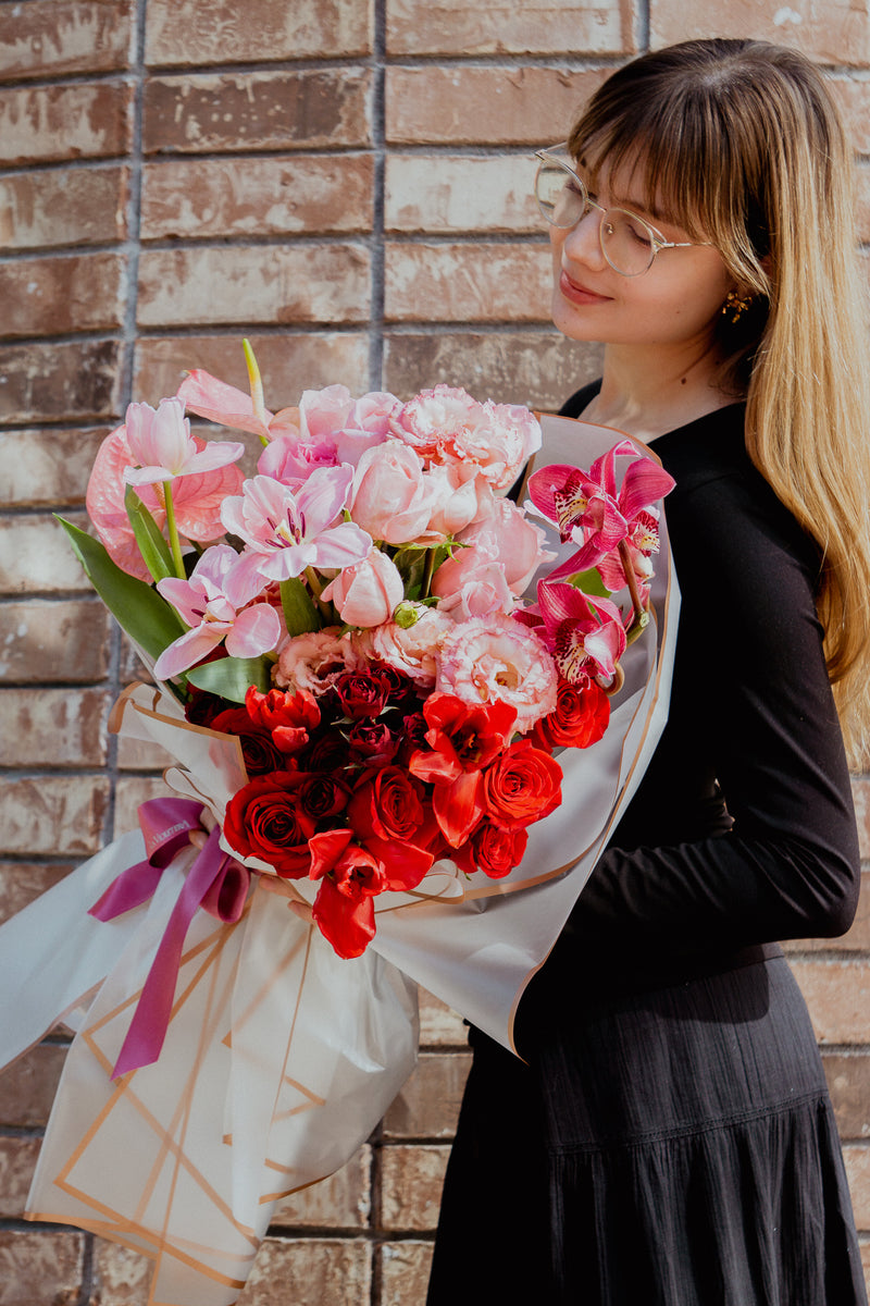 Amira, bouquet de flores finas