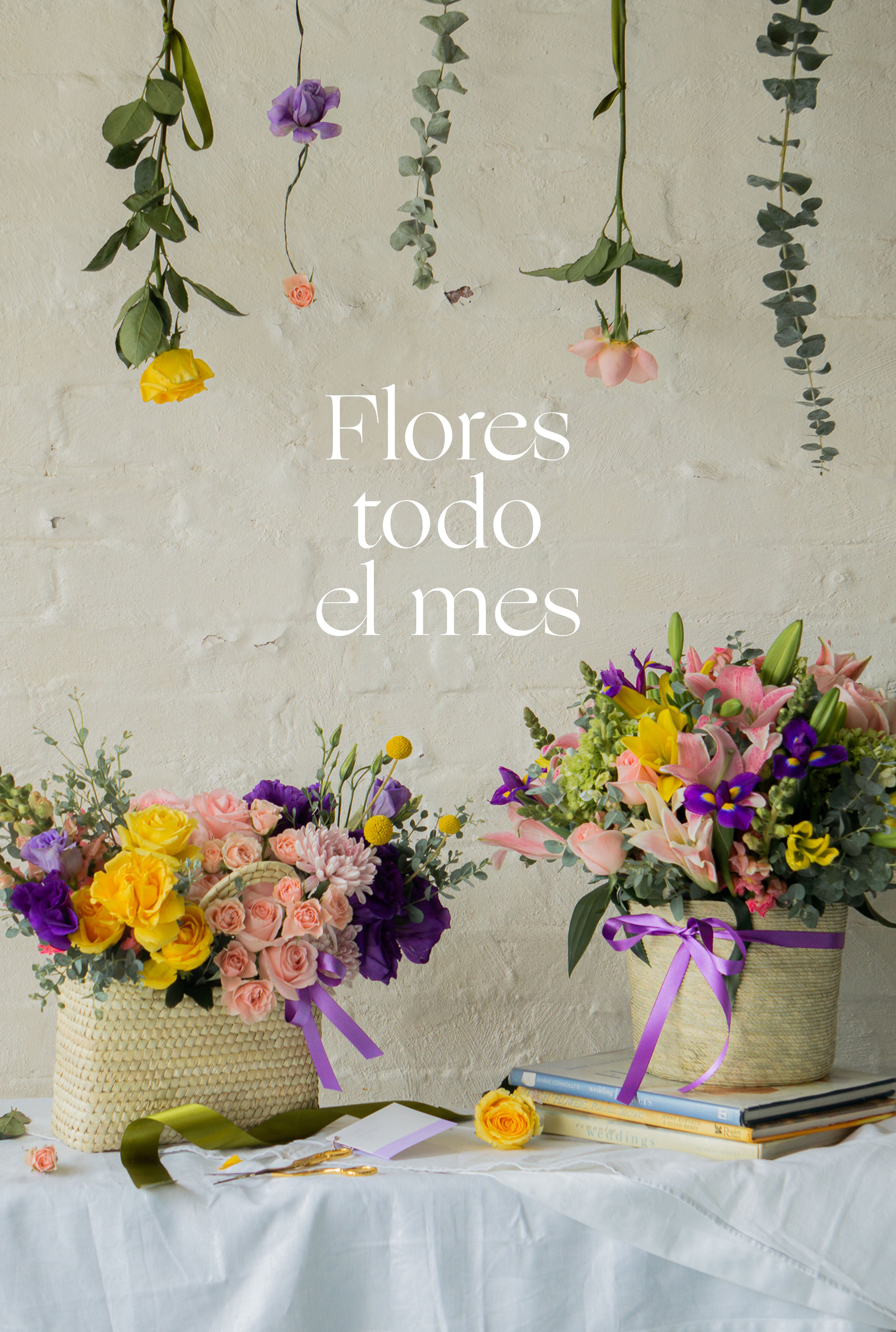 ¡Regala Flores todo el mes! Envia un arreglo semanal por 1 mes.