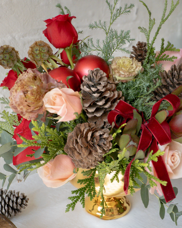 Noche de Paz, centro de mesa Navideño