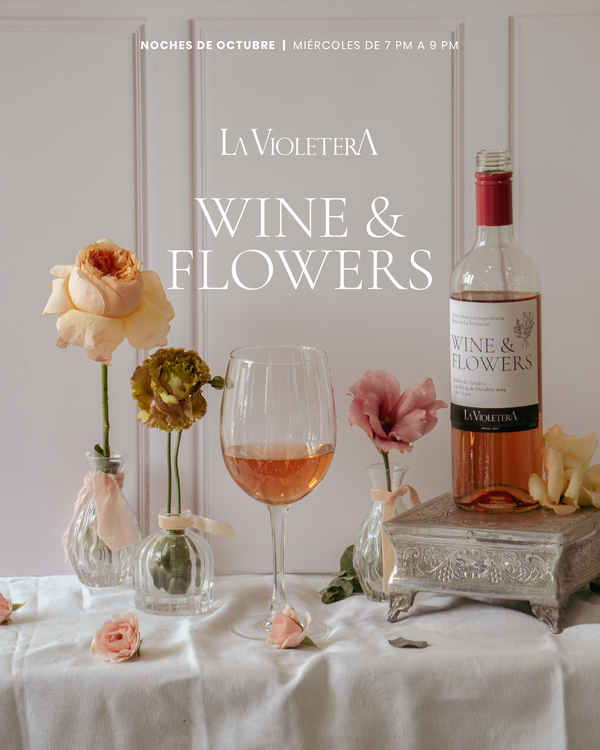 Wine and Flowers